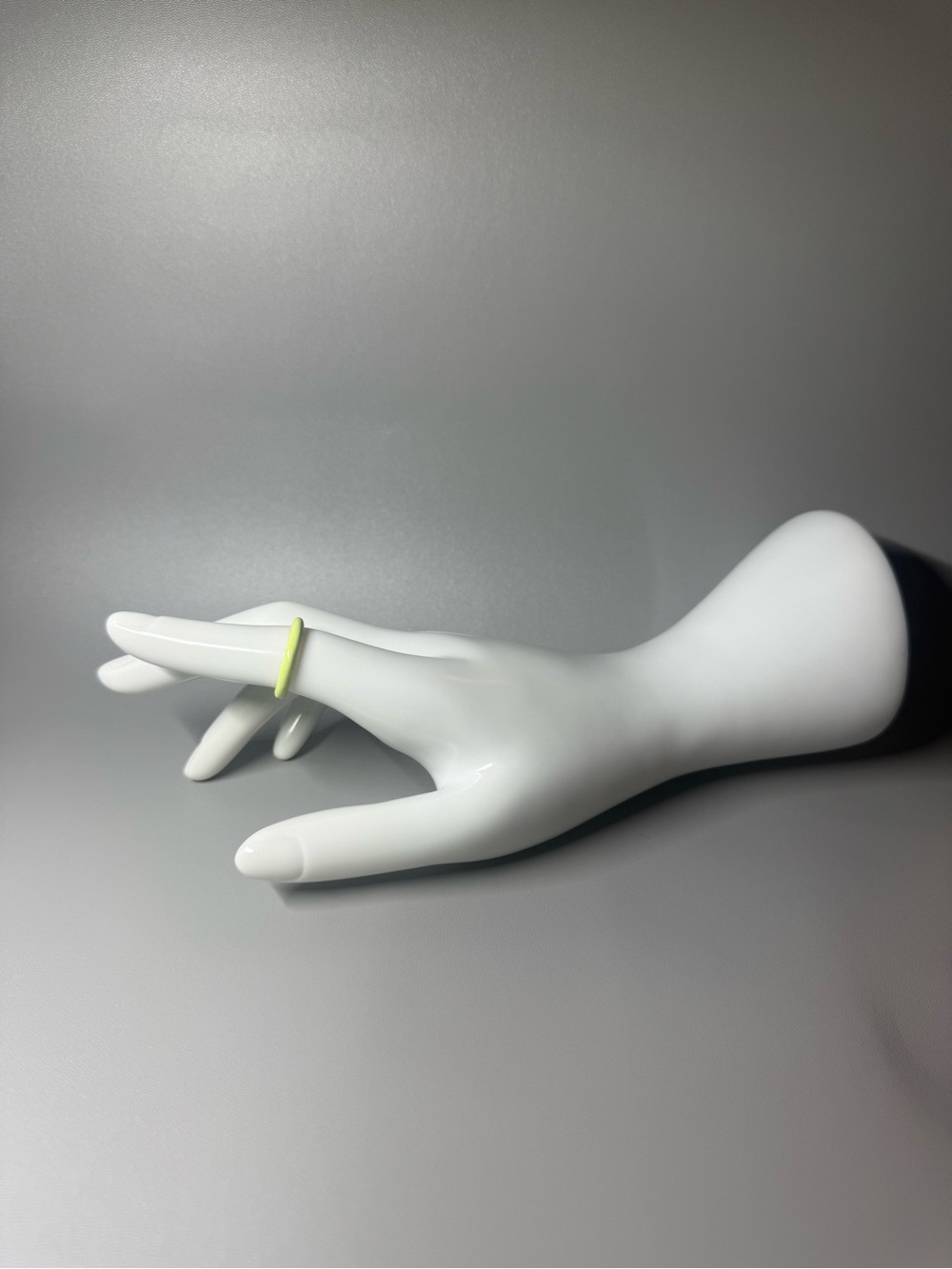 Simple Neon Yellow Minimalist Ring